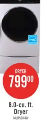 The Brick Midea 5.2 Cu. Ft. Front-Load High-Efficiency Washer - White - Stackable - MLH52N4AWW offer