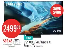 The Brick SAMSUNG 65 S90H OLED 4K Vision AI Smart TV (QN65S90HAEXZC) - 2026 Model offer