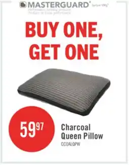 The Brick Masterguard Charcoal Tencel Queen Pillow offer