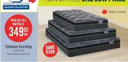 The Brick Springwall Advance Telekon Eurotop Firm Twin Mattress offer