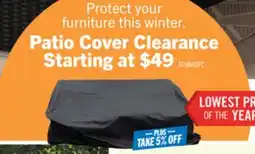 The Brick Athens & Nassau Outdoor Patio Furniture Cover - Water Resistant, Dustproof - Grey offer