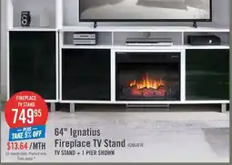 The Brick 64 Ignatius Fireplace TV Stand offer