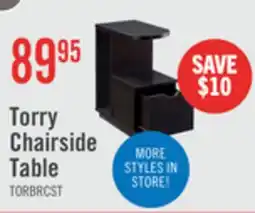 The Brick Torry 11.5 Chairside Table with Drawer - Red Cocoa offer