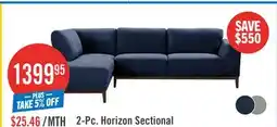 The Brick 2-Pc. Horizon Sectional offer