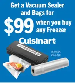 The Brick Cuisinart One-Touch Vacuum Food Sealer - VS-200C offer