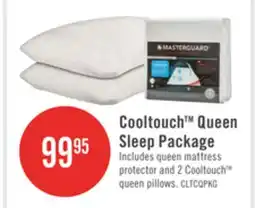 The Brick Masterguard Cooltouch Queen Mattress Protector with 2 Queen Pillows offer