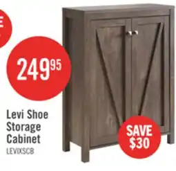 The Brick Levi 31 Shoe Storage Cabinet - Hazelnut offer