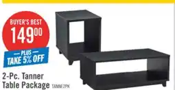 The Brick 2-pc. tanner table package offer