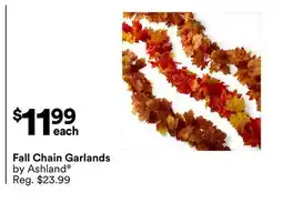 Michaels Fall Chain Garlands by Ashland offer