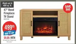 The Brick 47 Reed Fireplace TV Stand offer