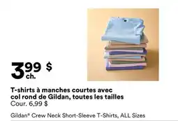 Michaels T-shirts à manches courtes avec col rond de Gildan, toutes les tailles offer