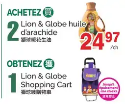 T&T Supermarket LION & GLOBE HUILE D'ARACHIDE offer