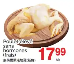 T&T Supermarket POULET ÉLEVÉ SANS HORMONES offer