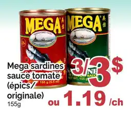 T&T Supermarket MEGA SARDINES SAUCE TOMATE offer