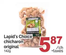 T&T Supermarket LAPID'S CHOICE CHICHARON ORIGINAL offer