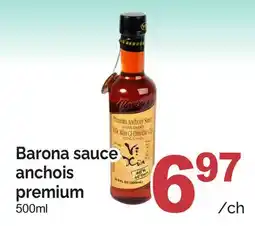 T&T Supermarket BARONA SAUCE ANCHOIS PREMIUM offer