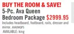 The Brick 5-Pc. Ava Queen Bedroom Package offer