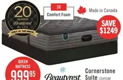 The Brick Beautyrest Black Hotel Cornerstone Suite Tight Top Firm Queen Mattress offer