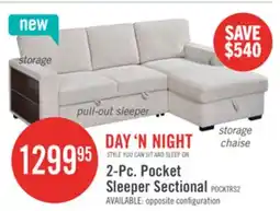 The Brick 2-Pc. Pocket Sleeper Sectional offer