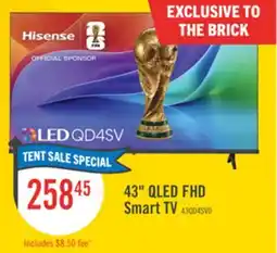 The Brick Hisense 43 QD4SV QLED FHD Smart TV (43QD4SV) – 2026 Model offer