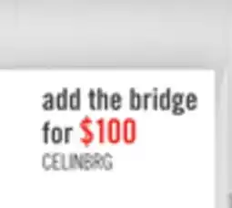The Brick add the bridge offer