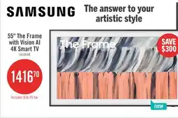 The Brick SAMSUNG 55 LS03HE The Frame with Vision AI 4K Smart TV (QN55LS03HEFXZC) - 2026 Model offer