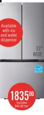 The Brick 20.8-cu. ft. Counter-Depth MAX Fridge offer