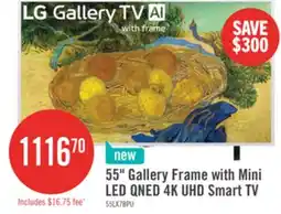 The Brick LG 55 LX7 Gallery Frame with Mini-LED QNED 4K UHD Smart TV (55LX7BPUA.ACCQ) – 2026 Model offer