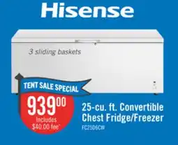 The Brick 25-cu. ft. Convertible Chest Fridge/Freezer offer