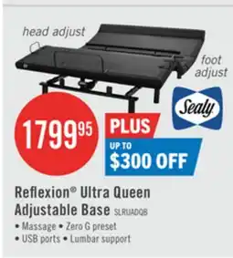 The Brick Sealy Reflexion Ultra Lifestyle Base - Queen offer
