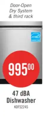 The Brick 47 dBA Dishwasher offer