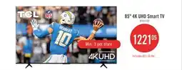 The Brick TCL 85 S551G LED 4K UHD Smart Google TV (85S551G-CA) offer