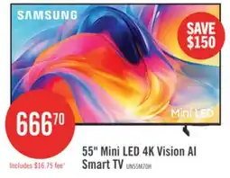 The Brick SAMSUNG 55 M70H Mini-LED 4K Smart Tizen TV (UN55M70HAFXZC) – 2026 Model offer