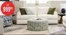 The Brick Made in Canada Customizable Sofa Lab Curve 88 Fabric Sofa – Plush Oyster offer