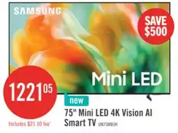 The Brick SAMSUNG 75 M80H Mini-LED 4K Vision AI Smart TV (UN75M80HAFXZC) - 2026 Model offer