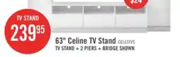 The Brick Celine 63 TV Stand with Storage for TVs up to 70 - White offer