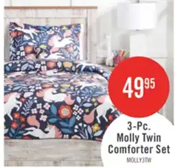 The Brick Molly 3-Piece Twin Comforter Set offer