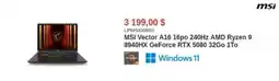 Canada Computers msi vector a16 16po 240hz amd ryzen 9 8940hx geforce rtx 5080 32go 1to offer