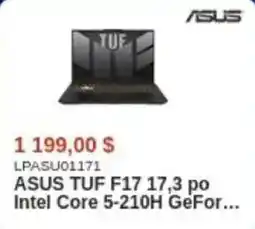 Canada Computers Asus tuf f17 17,3 po intel core 5-210h gefor... offer