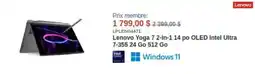 Canada Computers Lenovo Yoga 7 2-in-1 14 po OLED Intel Ultra 7-355 24 Go 512 Go offer