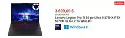 Canada Computers Lenovo Legion Pro 7i 16 po Ultra 9-275HX RTX 5070Ti 32 Go 2 To Win11H offer