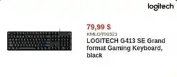 Canada Computers logitech g413 se grand format gaming keyboard, black offer