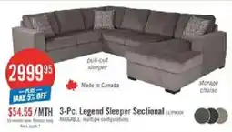 The Brick Legend sleeper sectional offer