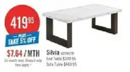 The Brick Silvia end table offer