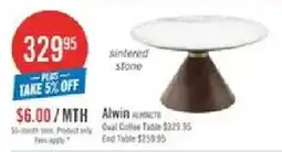 The Brick Alwin Illumine Oval Coffee Table offer