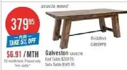 The Brick Galveston end table offer