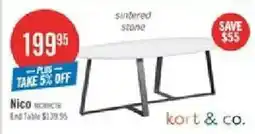 The Brick kart & co. Nico End Table offer