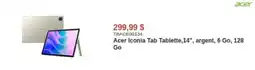 Canada Computers Acer Iconia Tab Tablette,14" offer