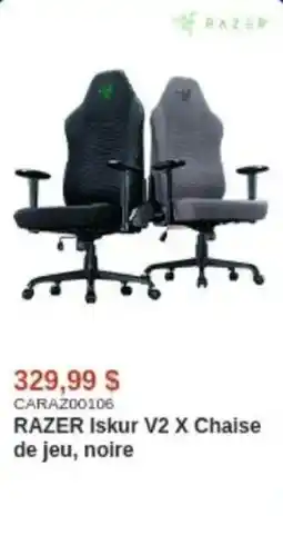 Canada Computers Razer iskur v2 x chaise de jeu, noire offer