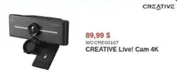 Canada Computers Creative live! cam 4k offer